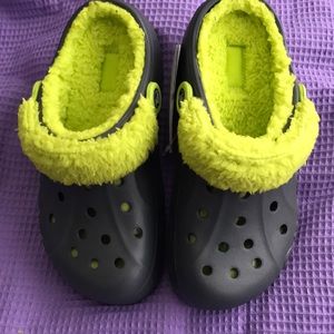 Crocs Baya Lined Fuzz Strap Clog | Size 8 | NWT | Rare Color Hard to Find